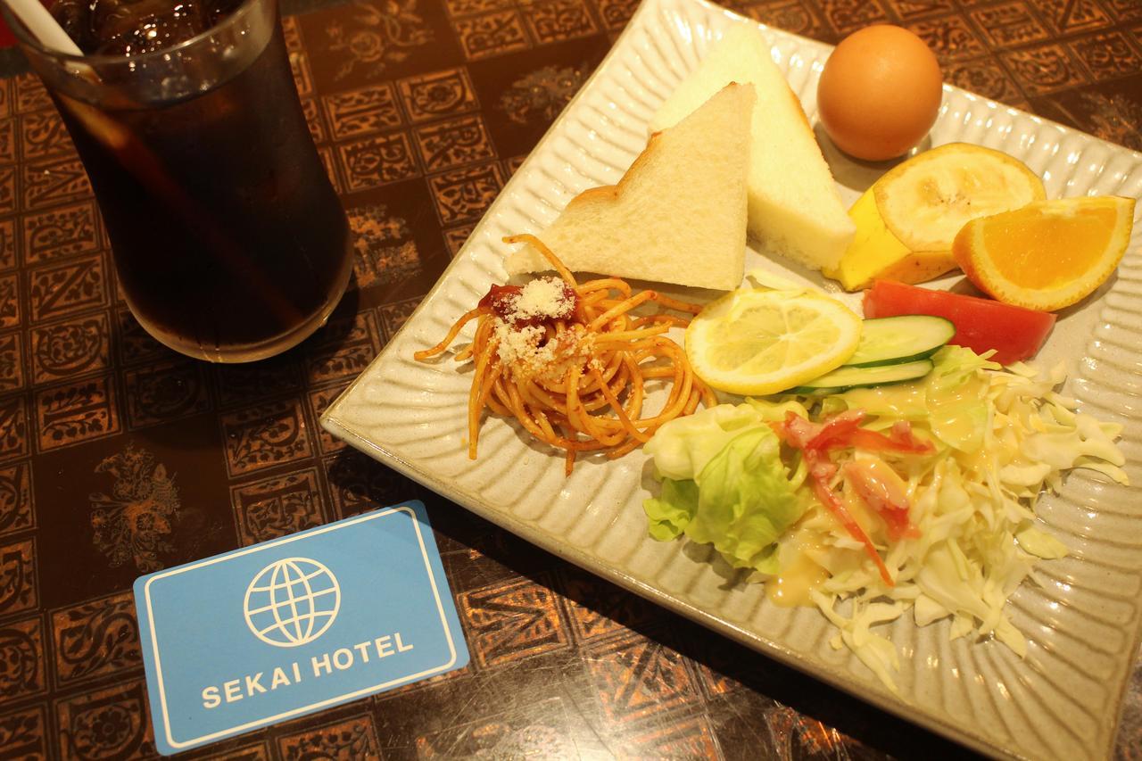 Sekai Hotel Tsuki Ósaka Exteriér fotografie